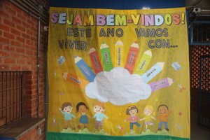 Capa da Galeria: Recepção dos Alunos no primeiro dia de aula